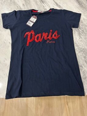 Paris Sequin T-Shirt